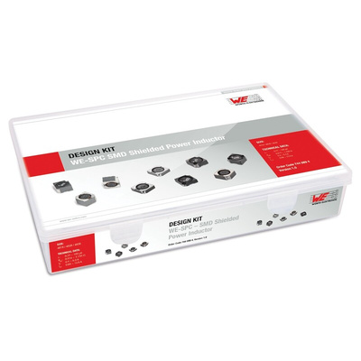 Wurth Elektronik WE-SPC SMD Shielded Power Inductor Inductor Kit, 34 pieces