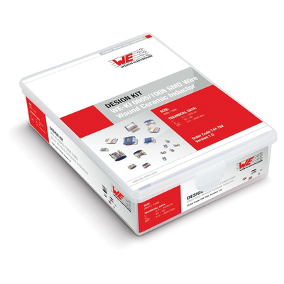 Wurth Elektronik 0805/1008A/C WE-KI SMD Wire Wound Ceramic Inductor Inductor Kit, 36 pieces