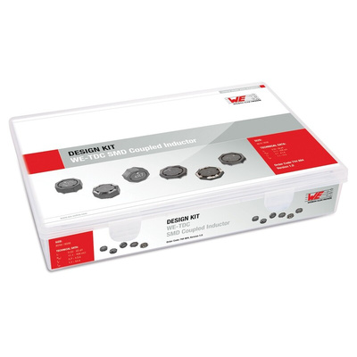 Wurth Elektronik WE-DCT Toroidal Double Power Choke, WE-TDC SMD Shielded Coupled Inductor Inductor Kit, 24 pieces