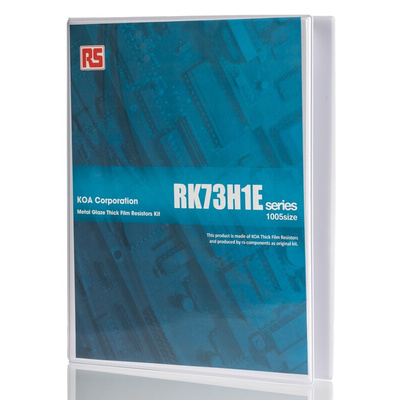KOA, RK73H1E Thick Film, SMT 170 Resistor Kit, with 34000 pieces, 1 Ω → 10MΩ