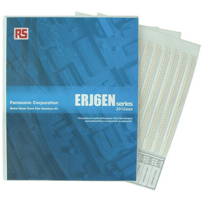 Panasonic, ERJ6EN Thick Film, SMT 133 Resistor Kit, with 13300 pieces, 10 Ω → 2.2MΩ