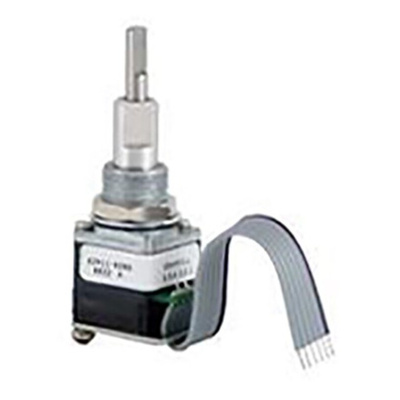 Grayhill 5V dc Optical Encoder with a 6.35 mm Flat Shaft, Panel Mount, Pin
