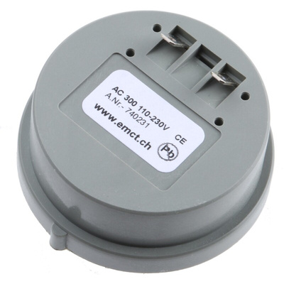 EMCT 90dB Panel Mount Continuous Internal Piezo Buzzer, 40 x 28.5mm, 110V ac/dc Min, 230V ac/dc Max