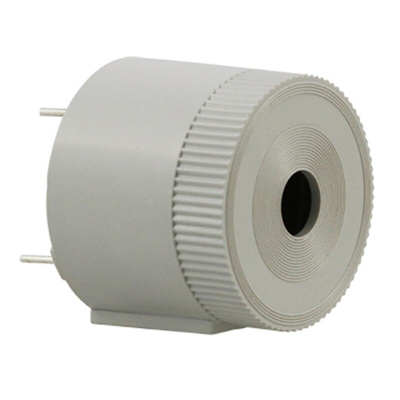 RS PRO ≥100dB PCB Mount Continuous Internal Magnetic Buzzer Component, 26.3 (Dia.) x 22.35mm, 5V dc Min, 18V dc Max