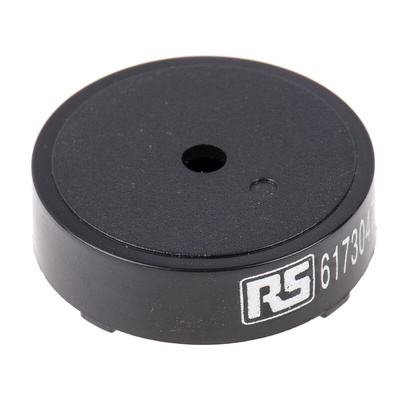 RS PRO 85dB Through Hole Continuous External Piezo Buzzer, 24 x 7.5mm, 1V ac Min, 30V ac Max