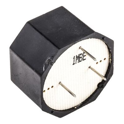 Sonitron 92dB Through Hole Intermittent Internal Piezo Buzzer, 24 x 15.5mm, 5V dc Min, 24V dc Max