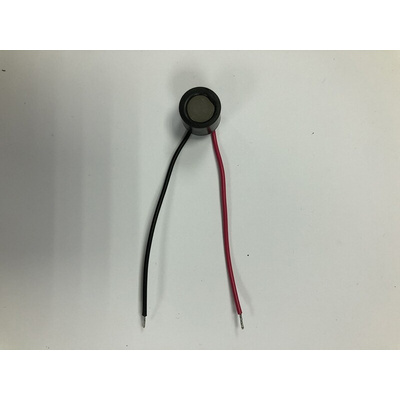RS PRO 80dB Screw Mount Continuous Piezo Buzzer, 14.0 (Dia.) x H10mm, 9V dc Min, 16V dc Max