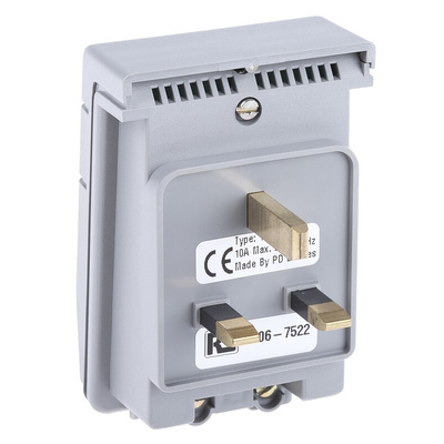 RS PRO Surge Suppressor Unit 230 V ac Maximum Voltage Rating 13.5kA Maximum Surge Current Mains Protector