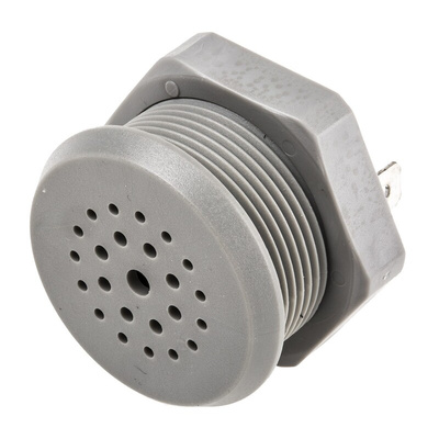 Sonitron 98dB Through Hole Continuous Internal Buzzer, 36.5 (Dia.) x 26mm, 0.7V dc Min, 15V dc Max
