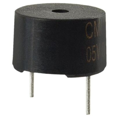 CUI Devices 90dB Through Hole Internal Magnetic Buzzer, 3V Min, 7V Max