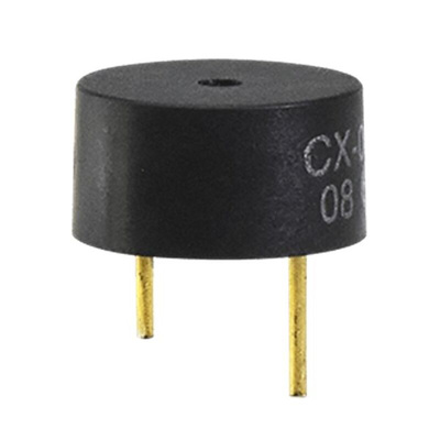 CUI Devices 80dB Through Hole Internal Magnetic Buzzer, 4V dc Min, 7V dc Max