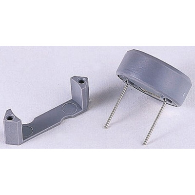 EMCT 90dB Through Hole Continuous Internal Piezo Buzzer, 25 x 11.2mm, 12V ac/dc Min, 36V ac/dc Max