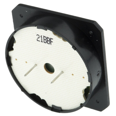 Sonitron Piezoelectric Miniature Speaker, 100dB, 500 → 8000 Hz, 66nF, 5.8mm Lead Length, 33.5 x 33.5 x 9.7mm