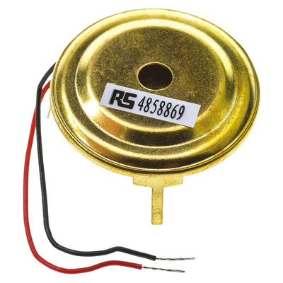 RS PRO 85dB Panel Mount Continuous External Piezo Buzzer, 22 (Dia.) x 4.5mm, 1V dc Min, 30V dc Max