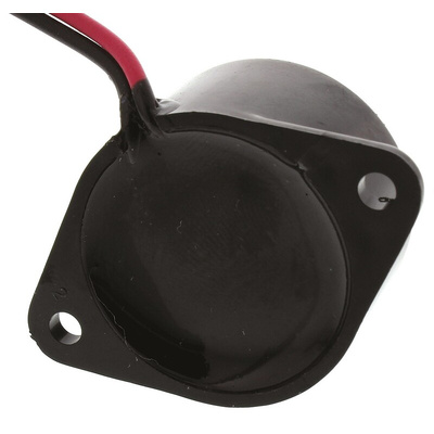 RS PRO 85dB Panel Mount Continuous Internal Piezo Buzzer, 39 x 25.6 x 16mm, 6V dc Min, 14V dc Max
