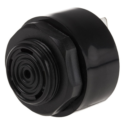 RS PRO 87dB Panel Mount Continuous Internal Buzzer, 42.5 (Dia.) x 42.5mm, 4V dc Min, 28V dc Max