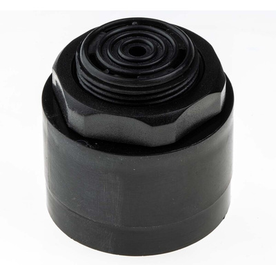 RS PRO 87dB Panel Mount Continuous Internal Piezo Buzzer, 42.5 (Dia.) x 33mm, 60V ac/dc Min, 250V ac/dc Max