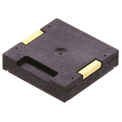 Murata 75dB SMD Continuous External Piezo Buzzer, 12 x 12 x 3mm, 25V Max