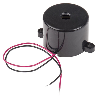 RS PRO 88dB Panel Mount High & Low Internal Buzzer, 32 (Dia.) x 23mm, 3V dc Min, 18V dc Max
