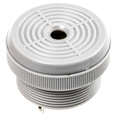 RS PRO 92dB Panel Mount Continuous, Fast Pulse Internal Buzzer, 36.5 (Dia.) x 23.5mm, 6V dc Min, 28V dc Max