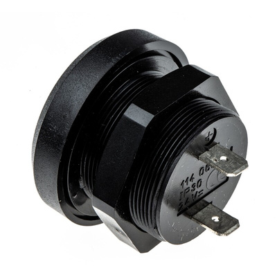 Werma 85dB Panel Mount Continuous Internal Piezo Buzzer, 42.5 x 29.8mm, 12V dc Min, 24V dc Max