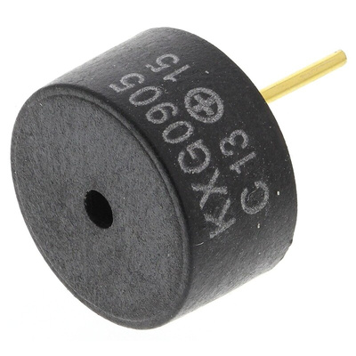 RS PRO 87dB PCB Mount Continuous Internal Magnetic Buzzer Component, 9.6 (Dia.) x 5mm, 4V Min, 7V Max