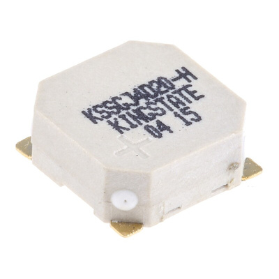 RS PRO 97dB SMD External Magnetic Buzzer Component, 8.5 x 8.5 x 3.2mm, 3V Min, 5V Max