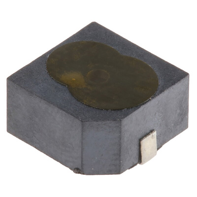 RS PRO 85dB SMD Continuous Internal Magnetic Buzzer Component, 9.6 x 9.6 x 5mm, 7V Min, 15V Max