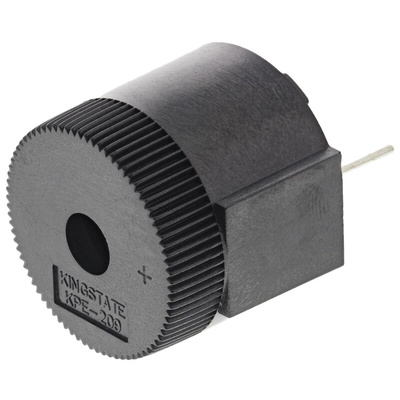 RS PRO 91dB Through Hole Continuous Internal Piezo Buzzer, 25 x 22.8mm, 9V dc Min, 12V dc Max