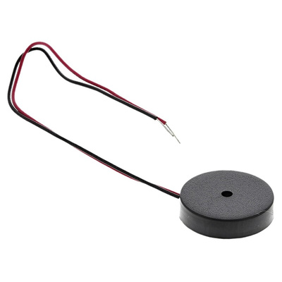 RS PRO 80dB Panel Mount Square Wave External Piezo Buzzer, 16.5 x 4mm, 30V Max