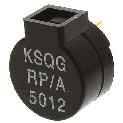 RS PRO 80dB PCB Mount Continuous External Magnetic Buzzer Component, 12 (Dia.) x 7.5mm, 1V ac Min, 2V ac Max