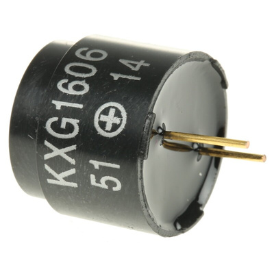 Kingstate 92dB PCB Mount External Magnetic Buzzer Component, 16 x 14mm, 3V dc Min, 12V dc Max