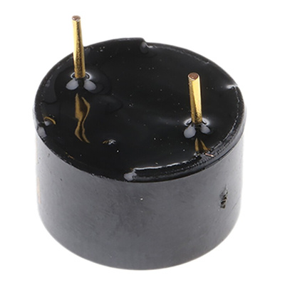 Kingstate 94dB PCB Mount Continuous Internal Magnetic Buzzer Component, 12 x 9.5mm, 8V dc Min, 16V dc Max