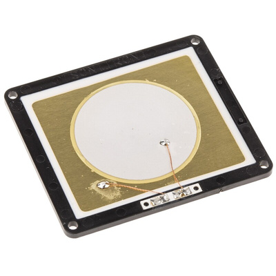 Sonitron Piezoelectric Miniature Speaker, 83dB, 400 Hz → 20 kHz, 225nF, 50 x 46.3 x 2mm