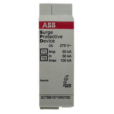 ABB, OVR Surge Protection Device 275 V Maximum Voltage Rating 80kA Maximum Surge Current Surge Protection Device