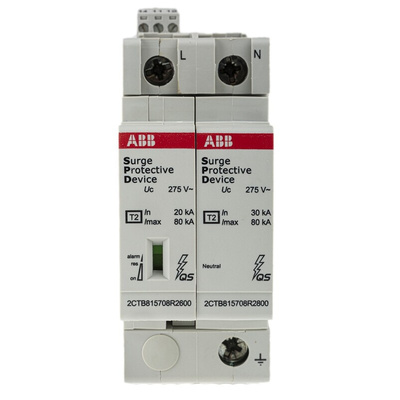 ABB, OVR Surge Protection Device 275 V Maximum Voltage Rating 80kA Maximum Surge Current Surge Protection Device