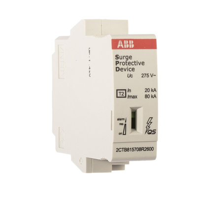 ABB, OVR Surge Protection Device 275 V Maximum Voltage Rating 80kA Maximum Surge Current Surge Protection Device