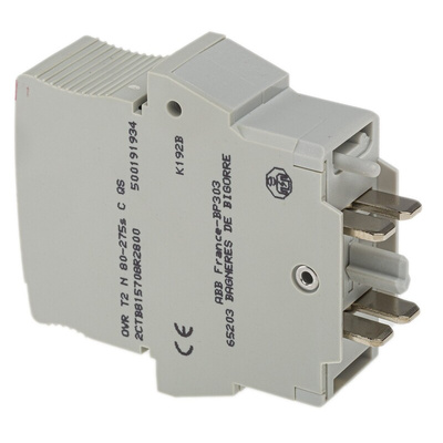ABB, OVR Surge Protection Device 275 V Maximum Voltage Rating 80kA Maximum Surge Current Surge Protection Device