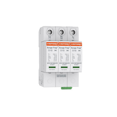 Mersen, STPT12 Surge Protection Device 1060 V dc Maximum Voltage Rating 5kA Maximum Surge Current Type 1+2 Mersen SPD