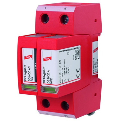 Dehn, DG M TN ACI Surge Arrester 275 V Maximum Voltage Rating Surge Arrester