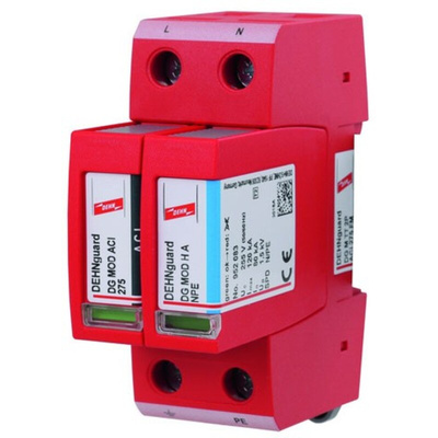 Dehn, DG M TT 2P ACI Surge Arrester 275 V Maximum Voltage Rating Surge Arrester