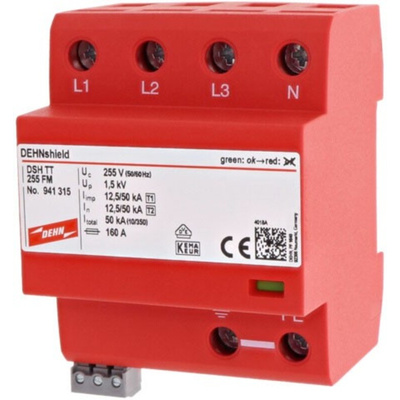 Dehn, DSH TT Surge Arrester 230 / 400 V Maximum Voltage Rating Surge Arrester