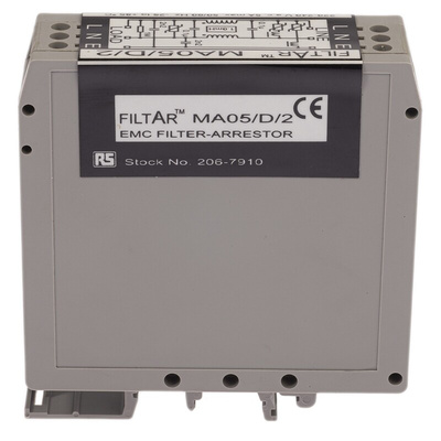 RS PRO Surge Suppressor Unit 253 V Maximum Voltage Rating 6.5kA Maximum Surge Current EMC Filter