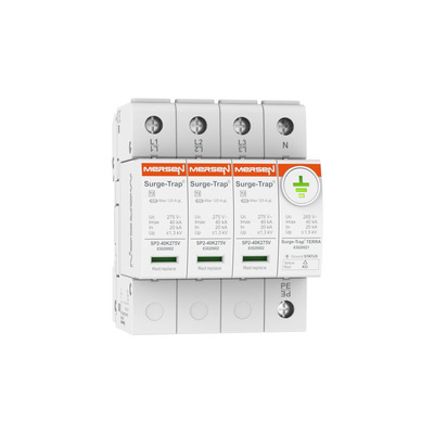 Mersen, STPT2 Surge Protection Device 400 V ac Maximum Voltage Rating 40kA Maximum Surge Current Surge Protection Device