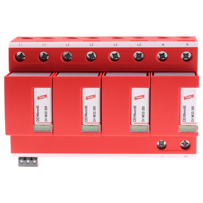 Dehn, DV Modular Surge Protector 255 V ac Maximum Voltage Rating 100kA Maximum Surge Current Lightning Arrester