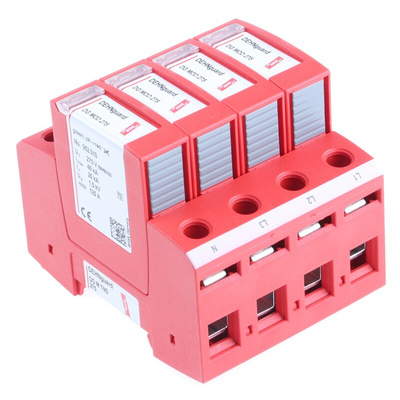 Dehn, DG Modular Surge Protector 275 V ac Maximum Voltage Rating 40kA Maximum Surge Current Type 2 Arrester