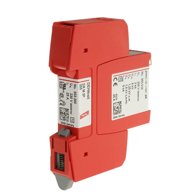 Dehn, DR Modular Surge Protector 255 V ac/dc Maximum Voltage Rating 5kA Maximum Surge Current Surge Arrester