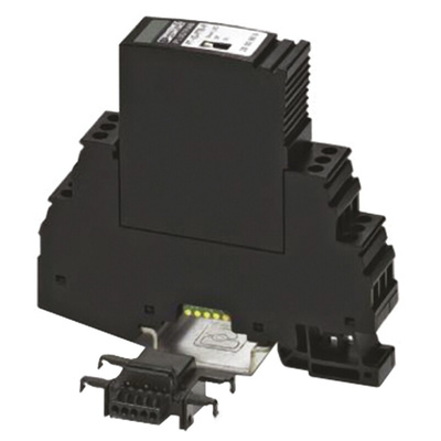 Phoenix Contact, PT-IQ-2X1-24DC-UT Surge Protector 24 V dc Maximum Voltage Rating 20kA Maximum Surge Current Protective