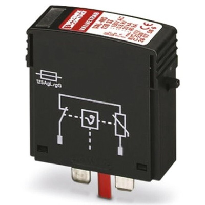 Phoenix Contact, VAL-MS 120 ST Surge Protector 120 V ac Maximum Voltage Rating 40kA Maximum Surge Current Surge