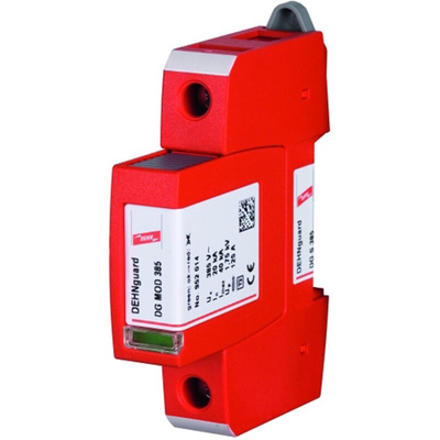 Dehn, DG Modular Surge Protector 500 V Maximum Voltage Rating 20kA Maximum Surge Current Type 2 Arrester